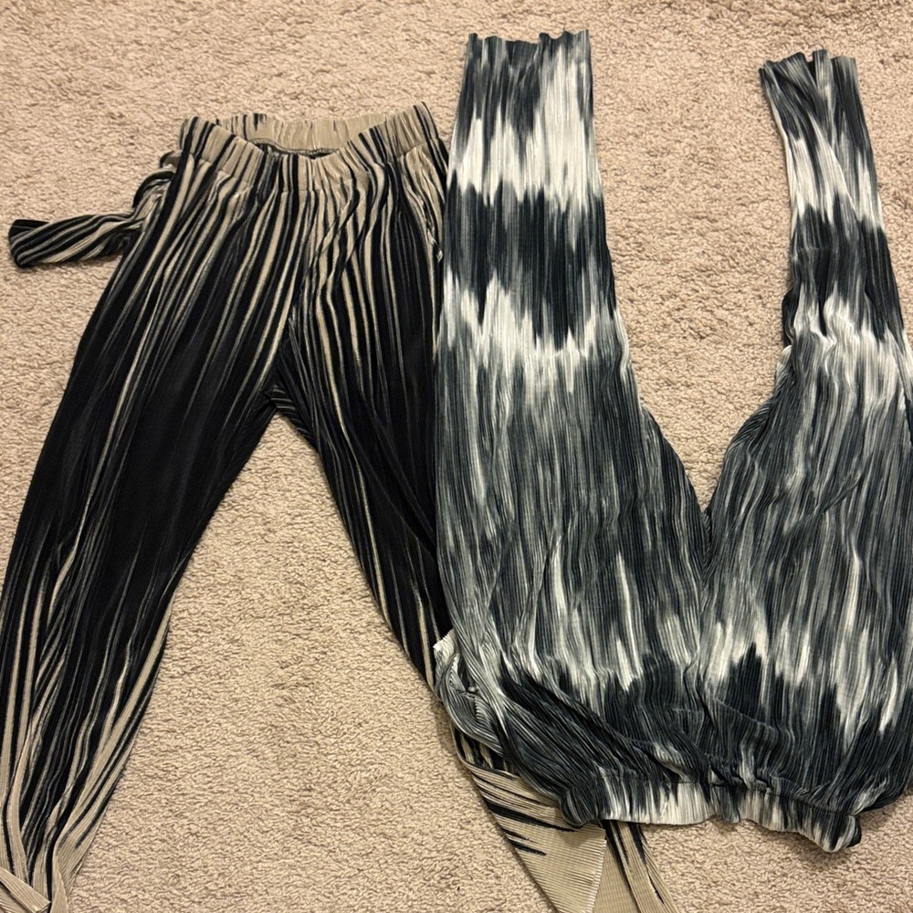 Stylish Black and White Women's Pants